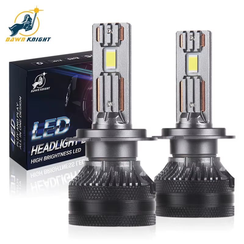 ✅ DAWNKNIGHT K5C Plus / K6C LED Bulbs — High-Performance Lighting! 140W | H7 | H4 | H11 | HB3 | 9005 | HB4 | 9006 | 4300K | Double Copper Tube | CANBUS | Fog Light | 12V | 2PCS