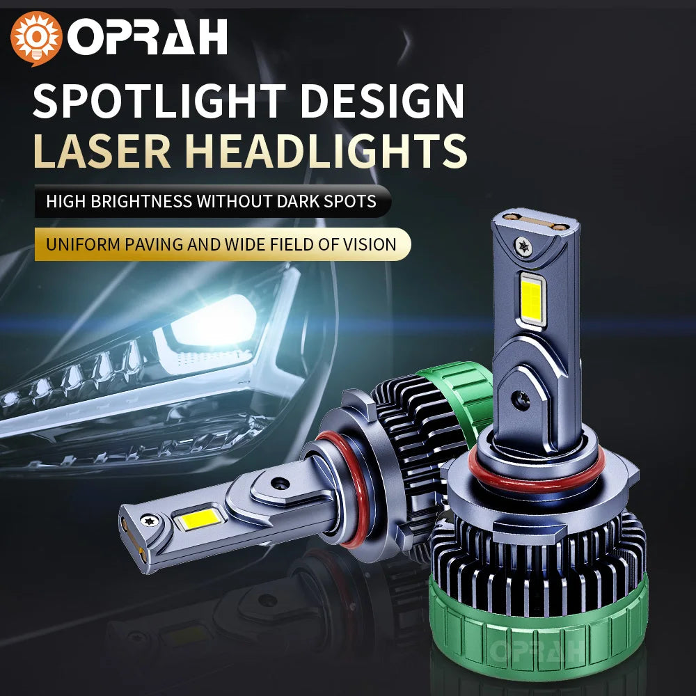 H4 H7 LED Bulbs Headlight 380000LM 900W 3570 H1 H3 H8 H9 H11 H3 9005 9006 880 881 Canbus No Error Car Fog Light White 6000K 12V