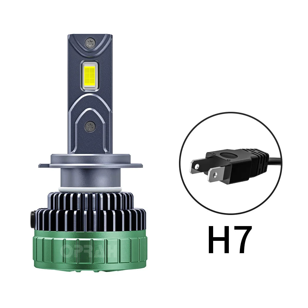 H4 H7 LED Bulbs Headlight 380000LM 900W 3570 H1 H3 H8 H9 H11 H3 9005 9006 880 881 Canbus No Error Car Fog Light White 6000K 12V