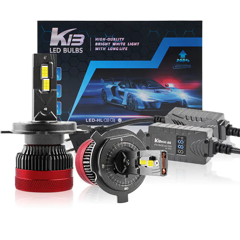 K13 LED Car Headlights H4 H1 H7 H11 HB3 130W Super Bright High Watts