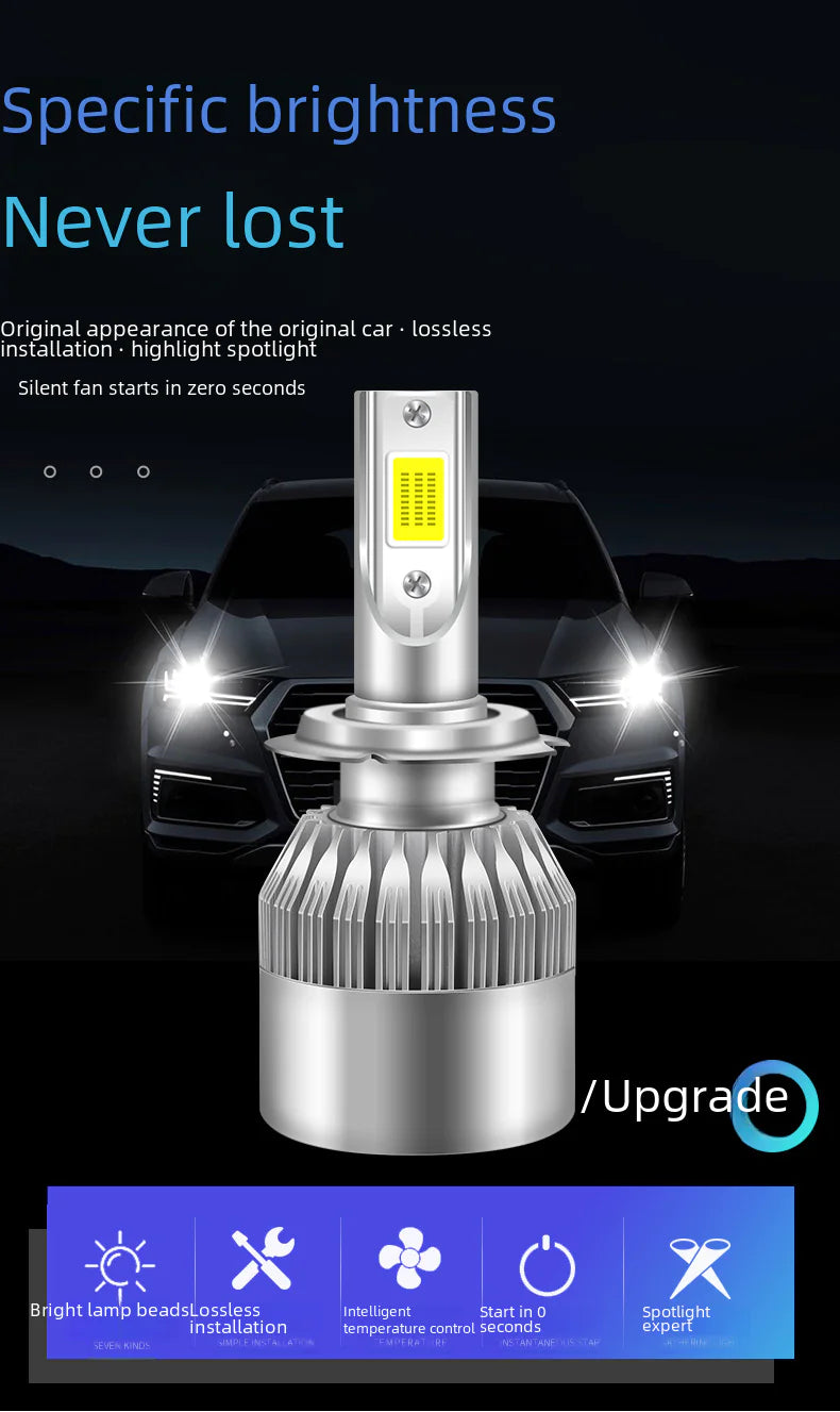 C6 LED Headlight Bulbs for H4 H7 H1 9005 (36W)