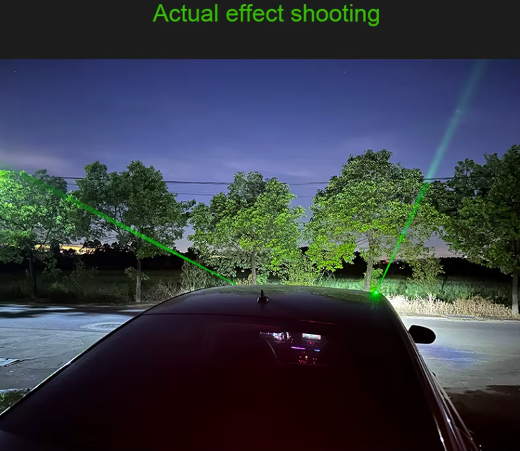 🚨 Ultra-Bright Green Laser Signal Light – Tactical Style for Your Ride!