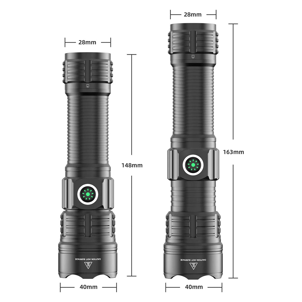 Super Flashlights Torches Ultra Powerful Flashlight USB Rechargeable Flash Light Night Scout Lights LED Zoom Tactical Lantern